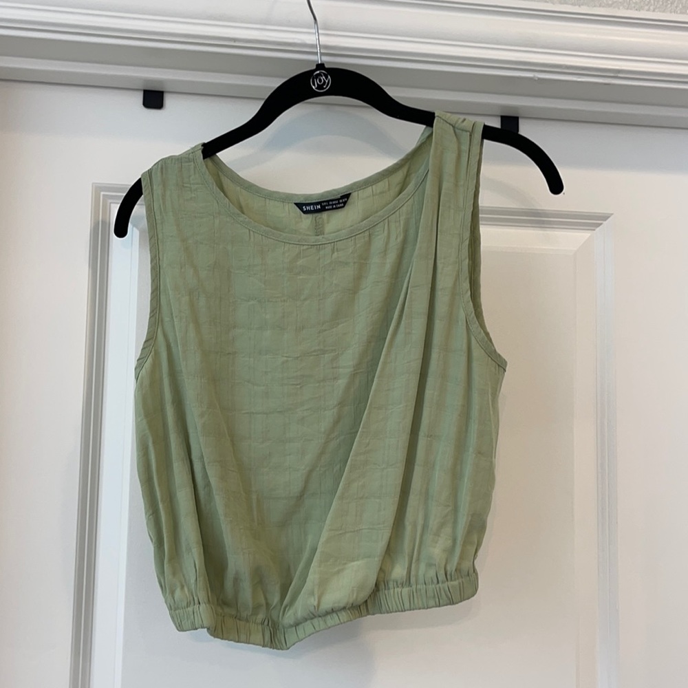 She in Green Tank